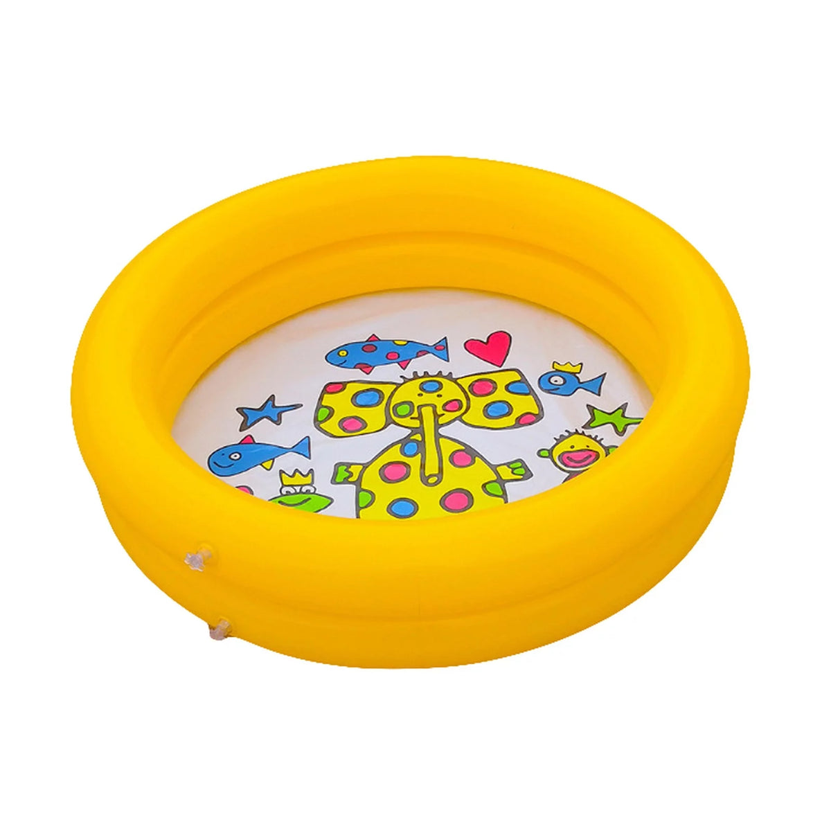 Inflatable PVC 2 Rings Kids Swimming Pool H90866