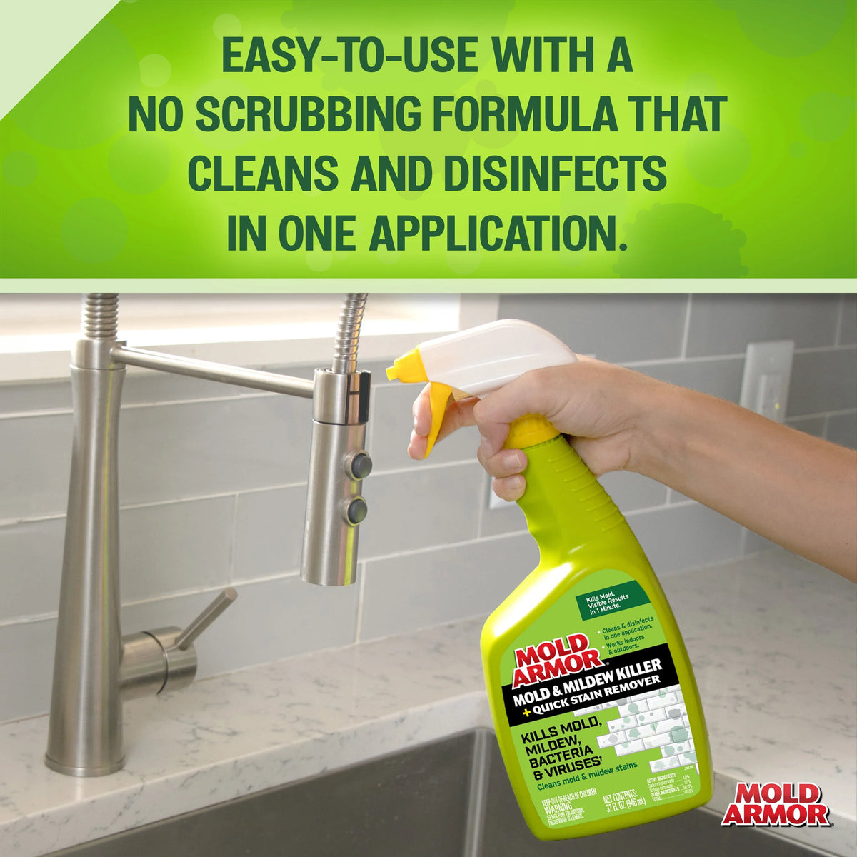 Mold and Mildew Killer Stain Remover 32 oz X307622