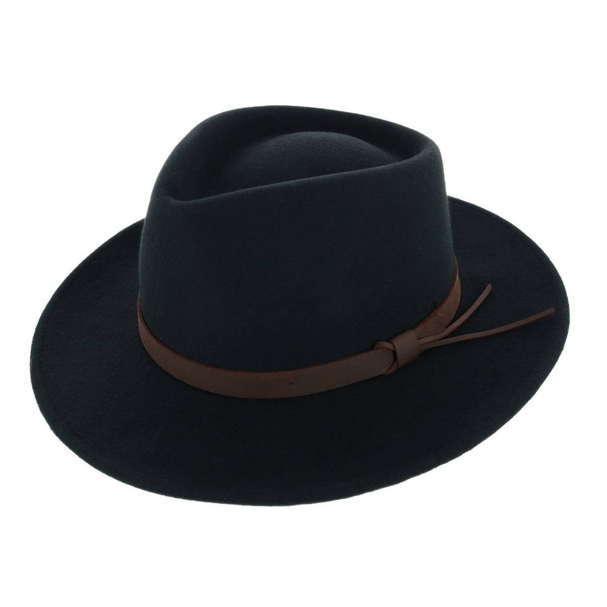 Crushable Western Hat Black Medium M1509