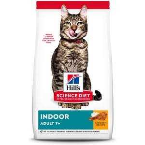 Adult 7+ Chicken Recipe Dry Cat Food Z112