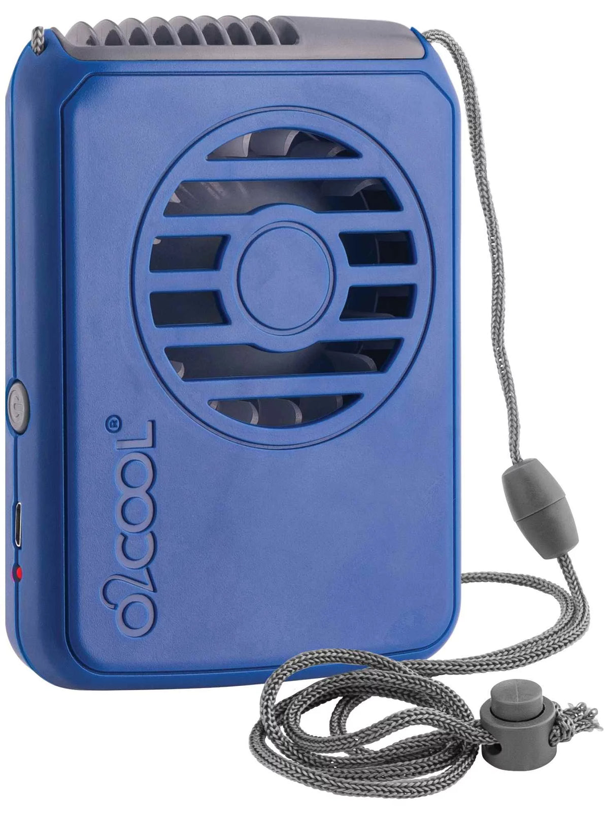 2 Rechargeable Portable Hands Free USB 3 Speed Necklace Fan I9375