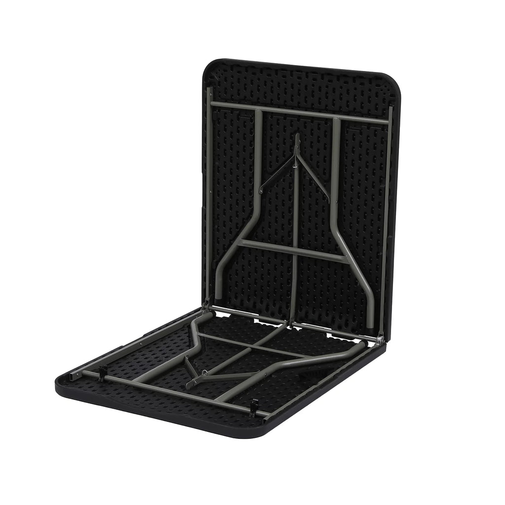 6ft Folding Table Black Q161481