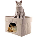 2-Tier Collapsible Cat Cave A47166