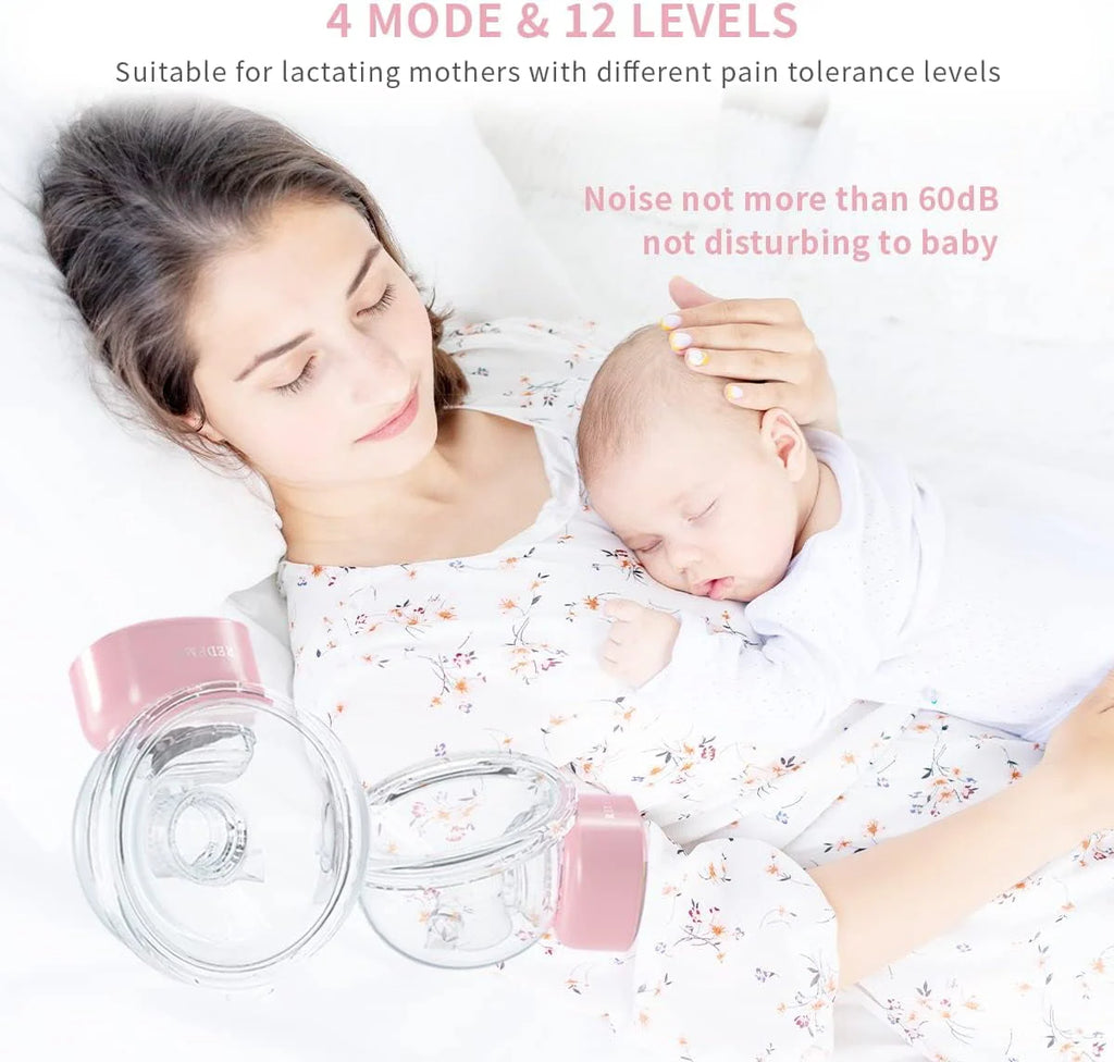 2 Portable Wearable Electric Breast Pumps F72794