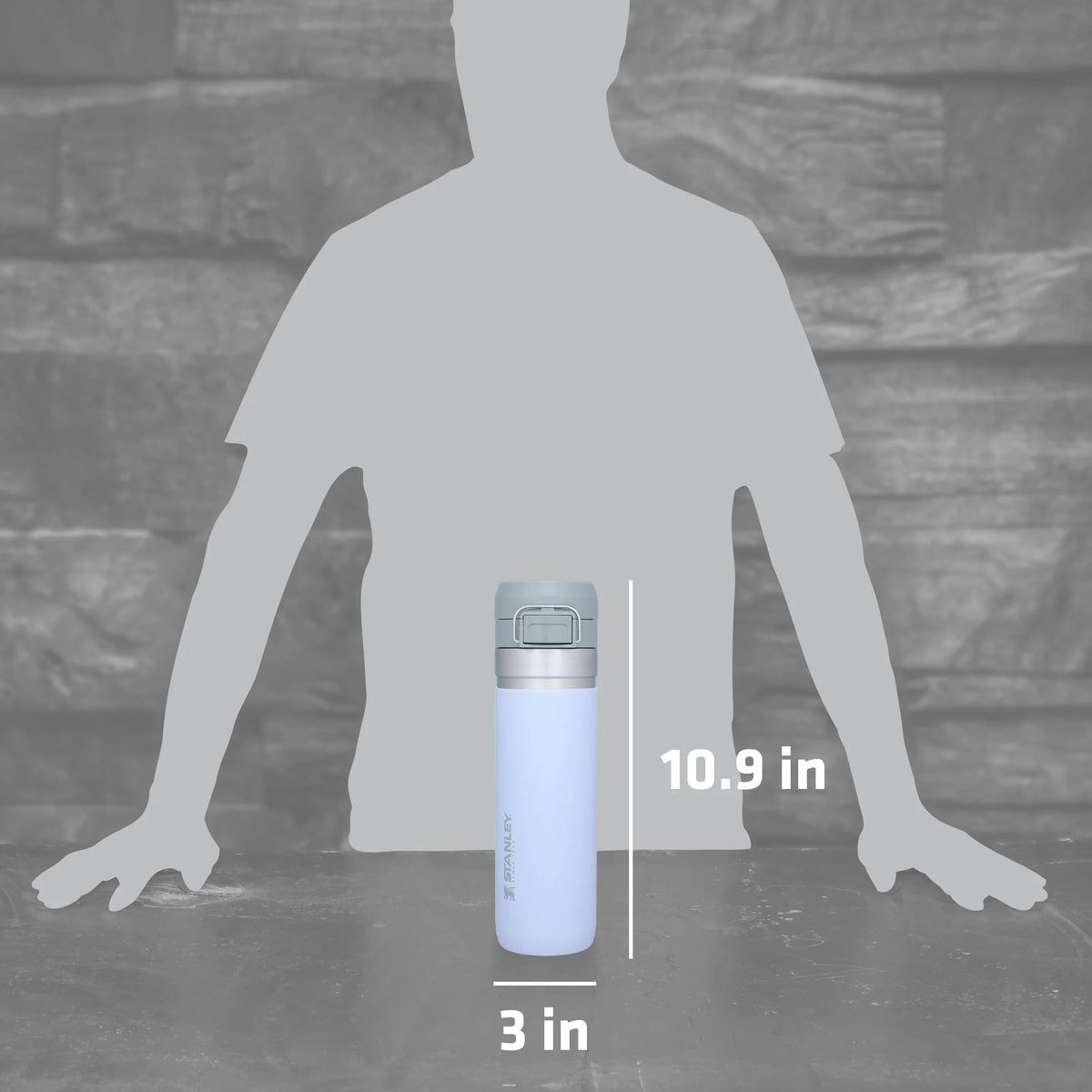 24 oz Insulated Stainless Steel Water Bottle B56903