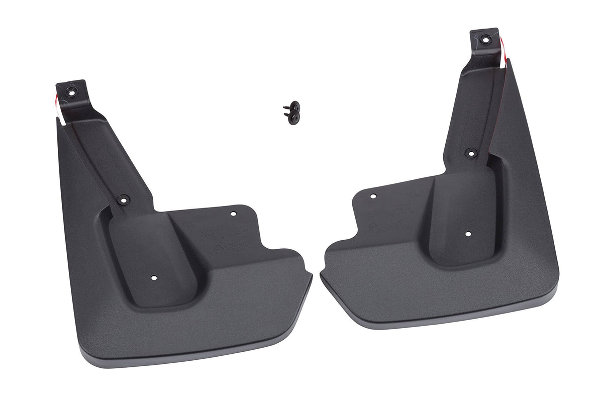 Front Molded Splash Guards in Black Z243