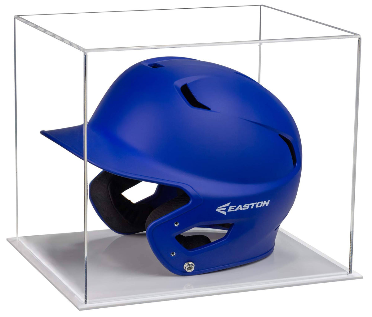 Acrylic Clear Display Case Medium Rectangle Box with White Base Q87999