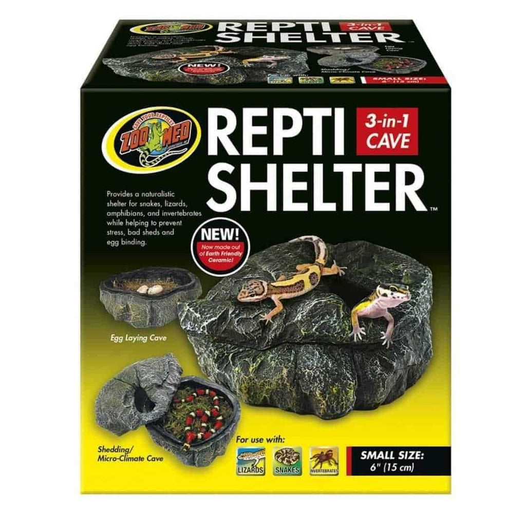 Reptile Shelter 3 in 1 Cave J804