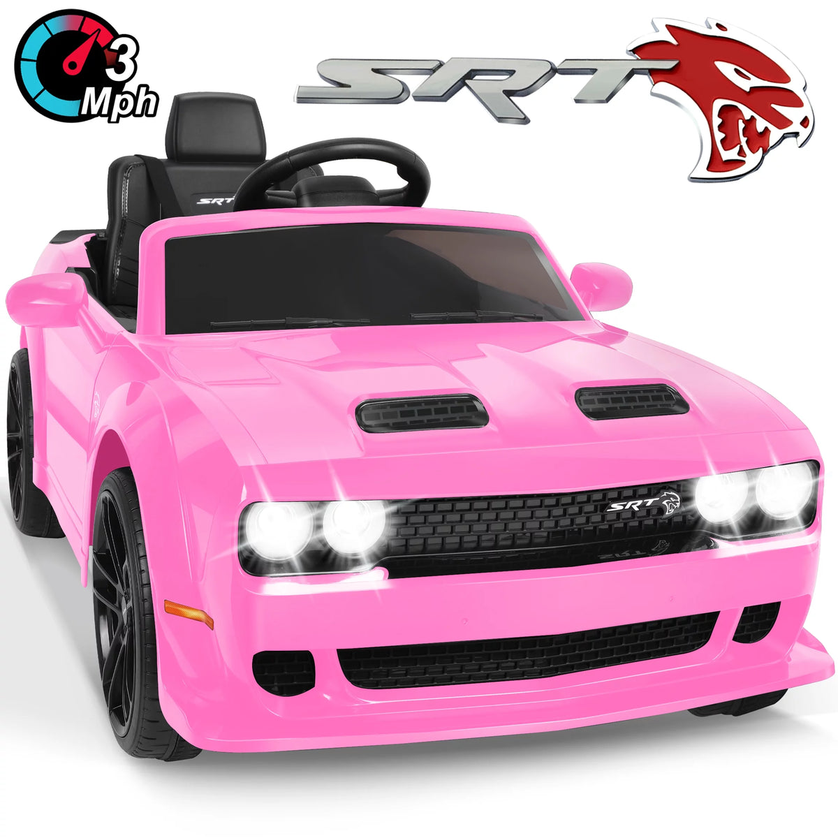 Pink 12 V Battery Powered Ride on Car with Remote Control H37068